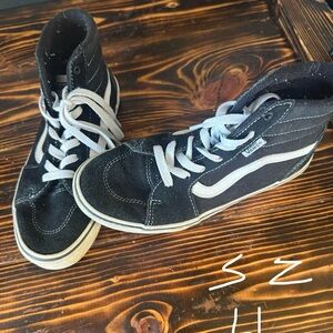Vans Kids High-Top Sneakers - Black and White